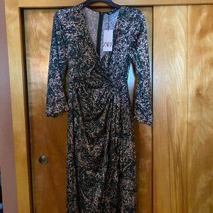 Zara Multi Green Dress